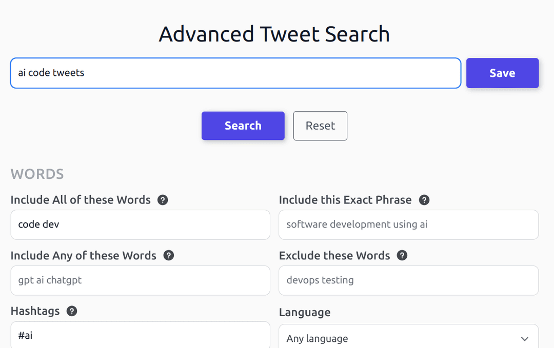 tweetstorm advanced twitter search demo