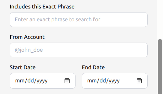 Filters for the auto unliker tool in the browser extension
