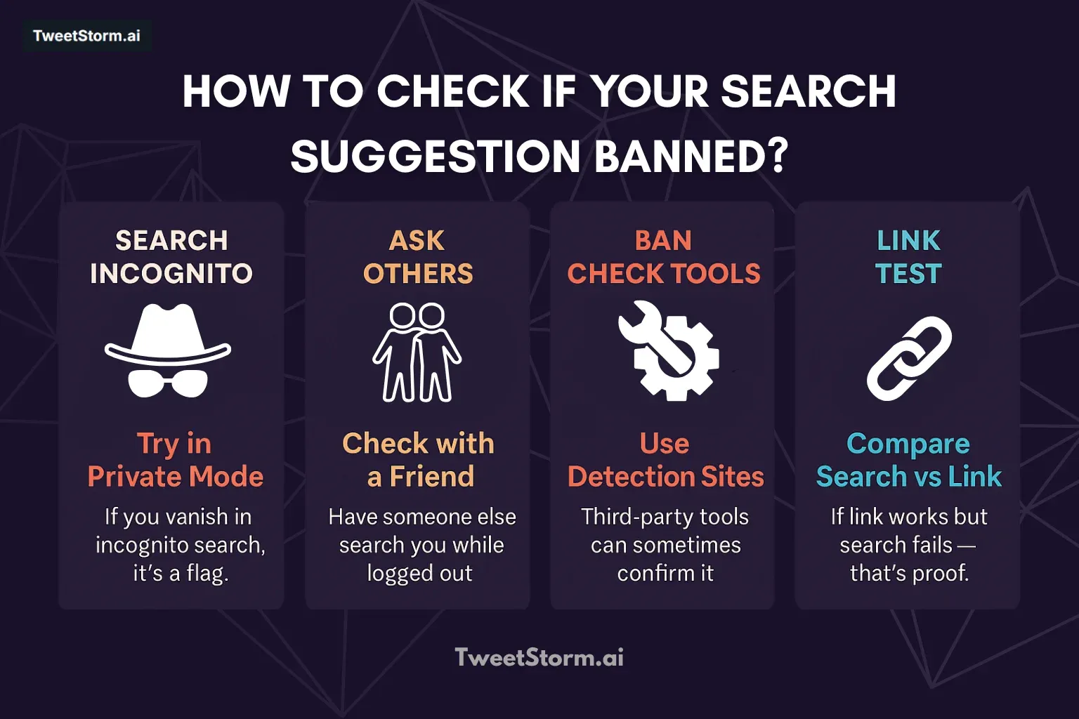 How to Check If You're Search Suggestion Banned, Explained Simply, TweetStrom.ai