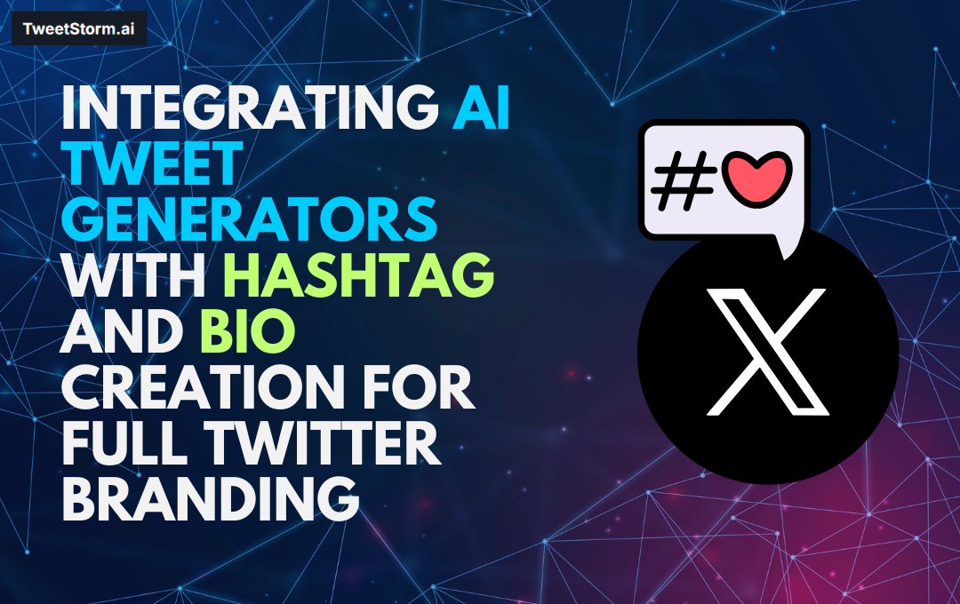 Integrating AI Tweet Generators with Hashtag and Bio Creation for Full Twitter Branding, TweetStormAI