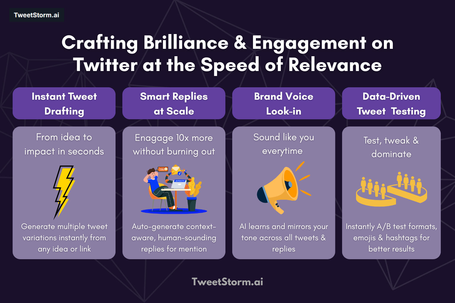 Your AI Powerhouse: Crafting Brilliance & Engagement at the Speed of Relevance, TweetStormAI