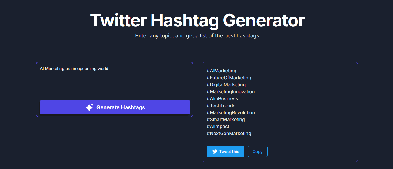 Auto-Generating Hashtags That Actually Fit Your Niche, TweetStormAI