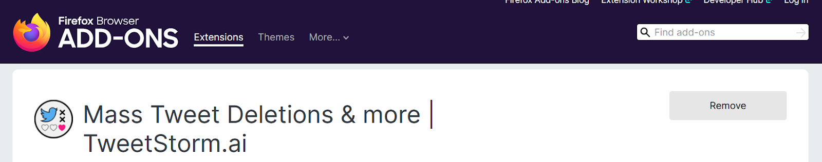 How to Use TweetStormAI Deletion Extension guide, TweetStormAI
