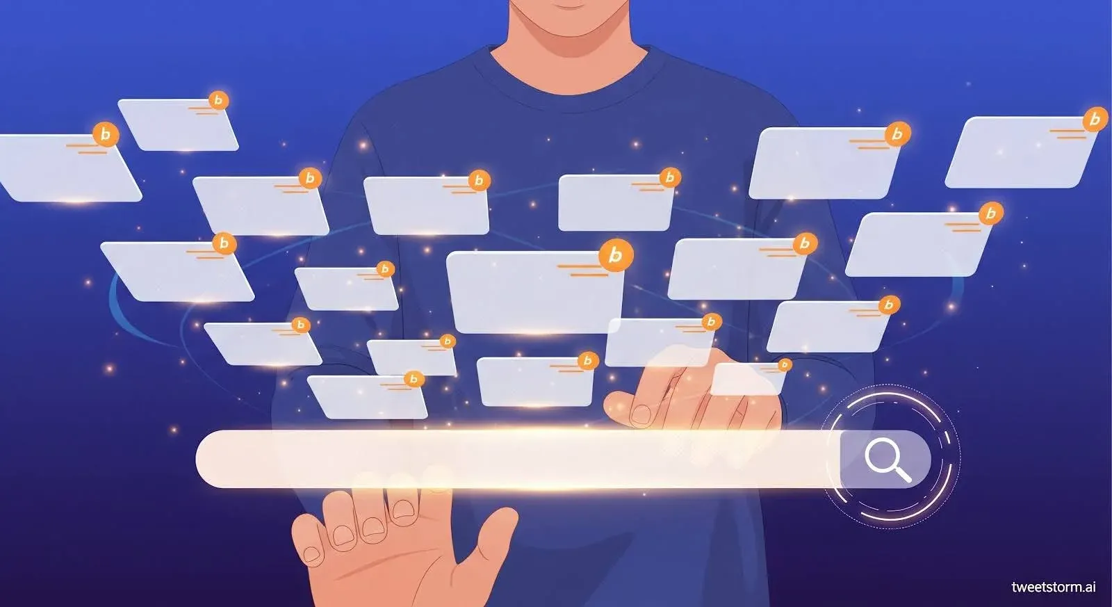 How to Search Tweets by Keyword Like a Pro, X logo, TweetStrom.ai