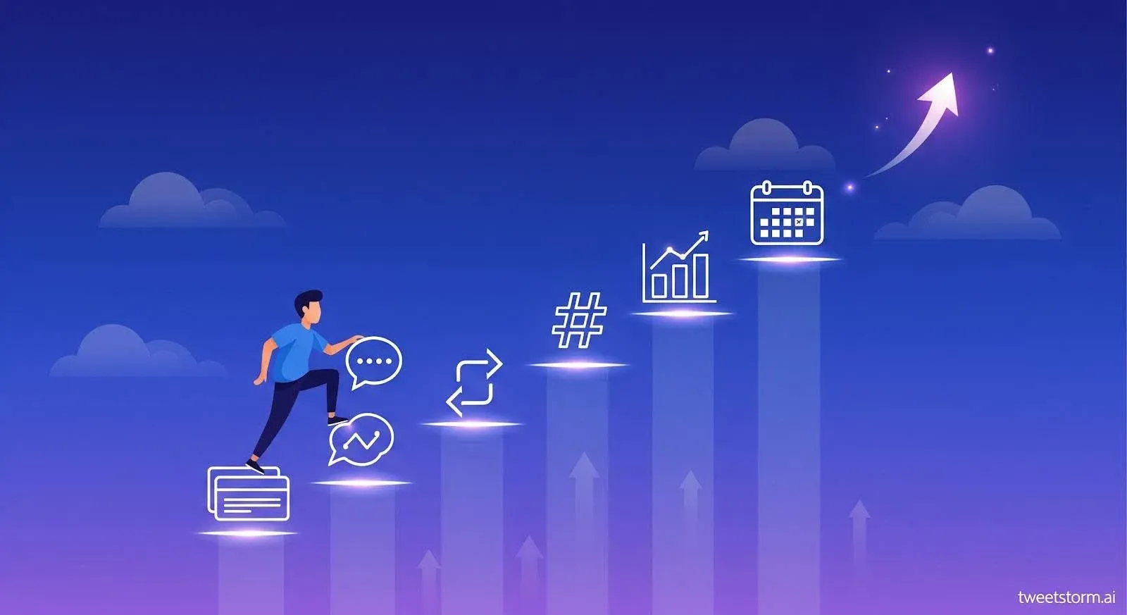 steps to grow on twitter in 2025, TweetStormAI