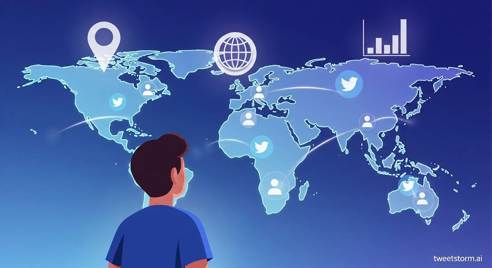 X/Twitter location demographics, TweetStormAI