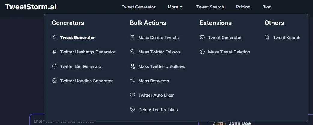 TweetStormAI (One Stop Solution for optimising Twitter, TweetSormAI