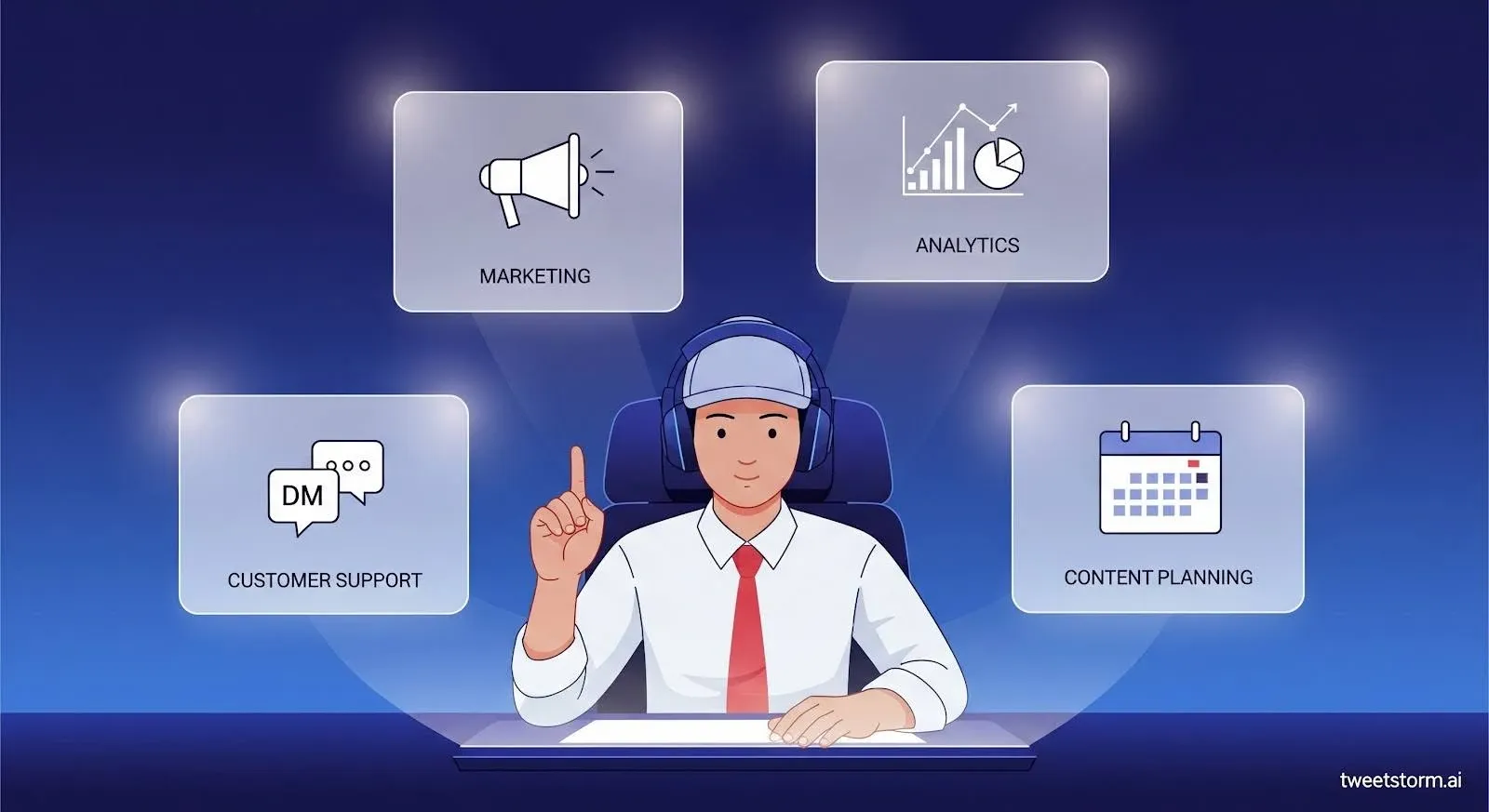 How to use Twitter/X for business, TweetStormAI