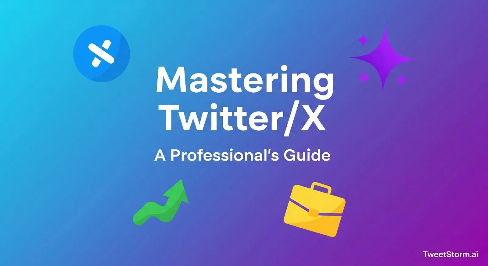 Mastering Twitter/X: A professional's guide, TweetStormAI