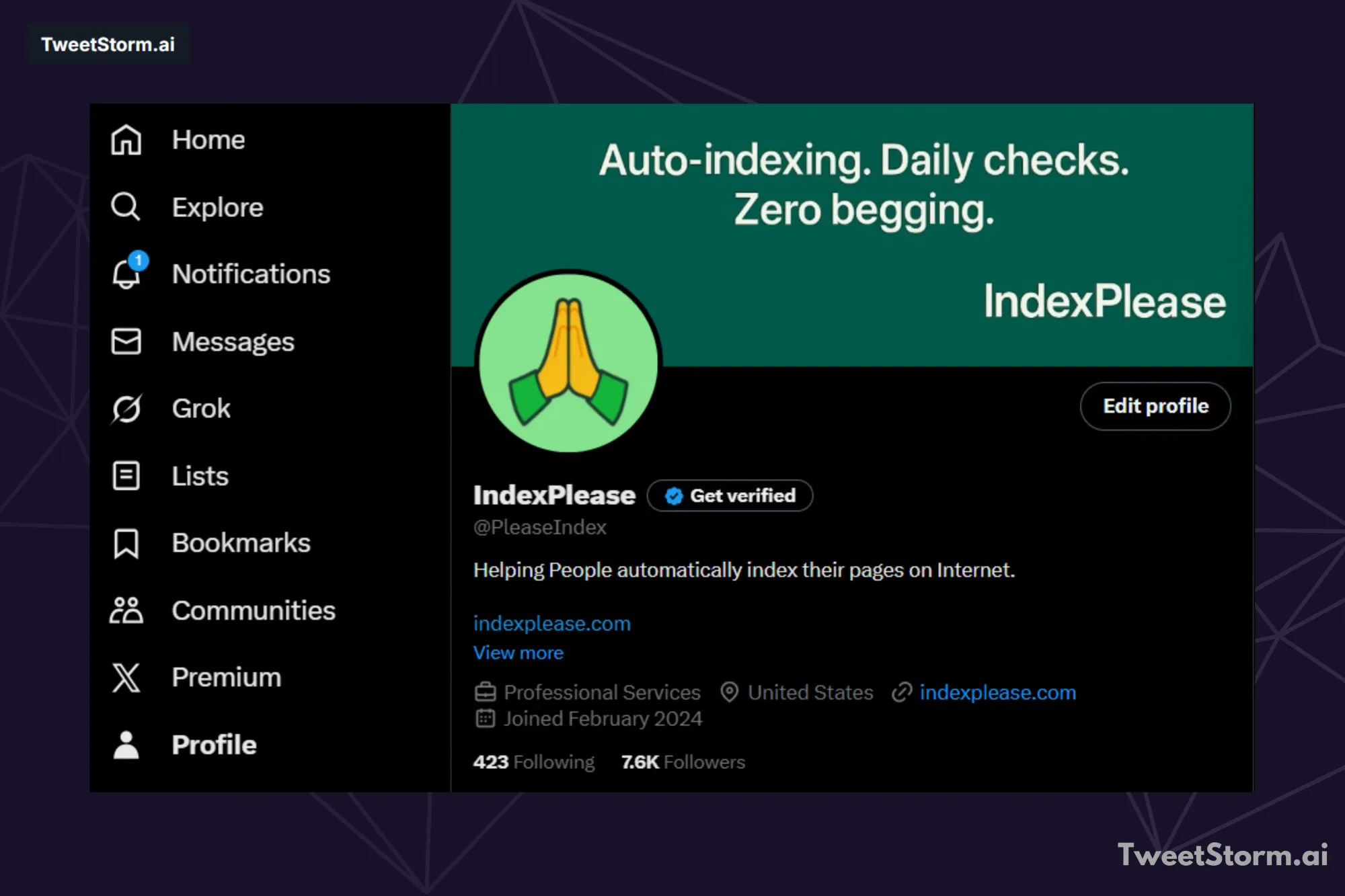 Using Twitter/X to grow your business, TweetStormAI