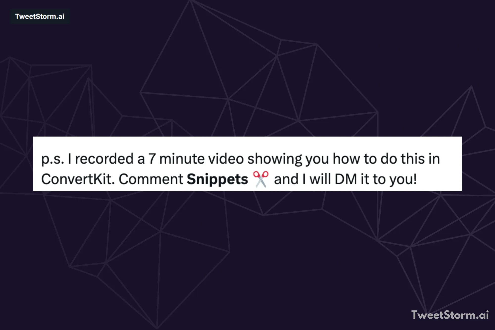 Call to Action, TweetStormAI