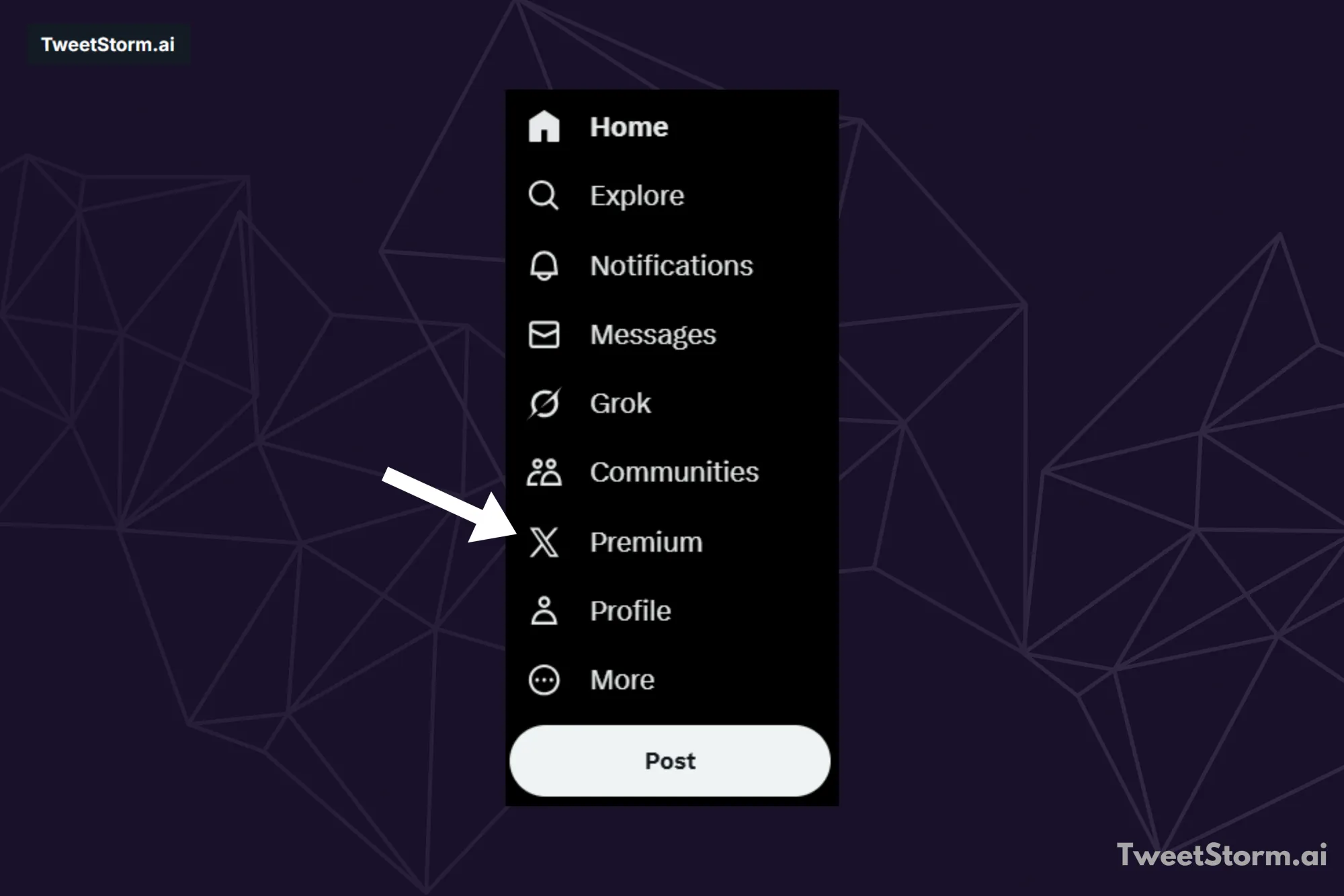 Get an X/Twitter Premium Subscription, TweetStormAI