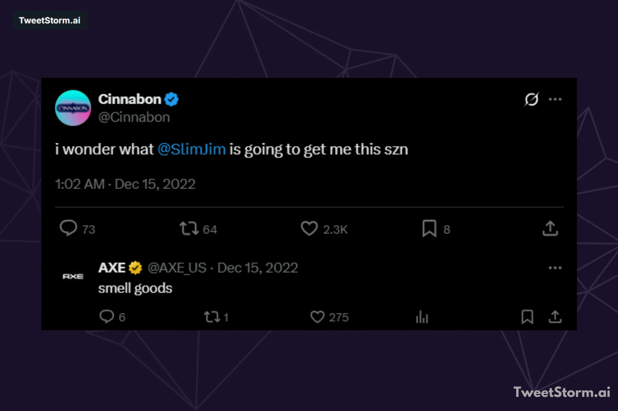 Engagement of other users on X, TweetStormAI