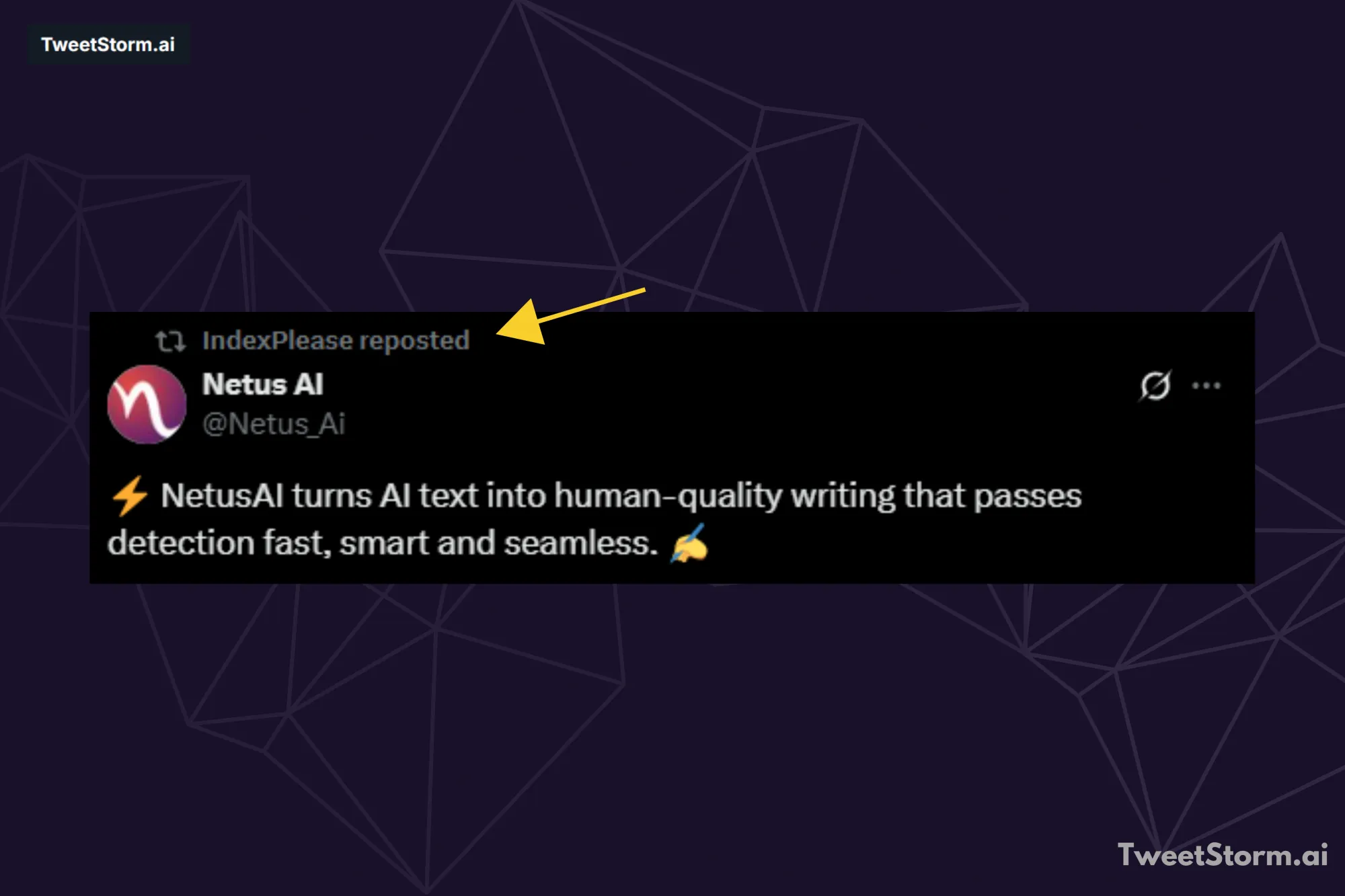 Reposting, TweetStormAI