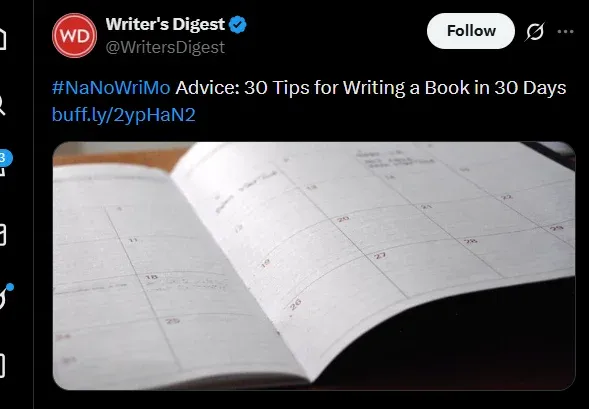 screenshot of an advice based tweet, TweetStorm.ai