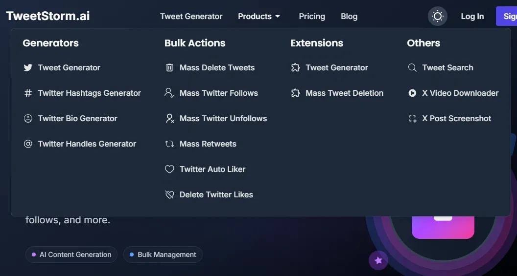 Leveraging TweetStormAI tools for enhanced context and moderation, TweetStormAI