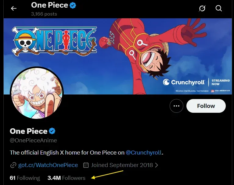 screenshot of profile hover, TweetStorm.ai