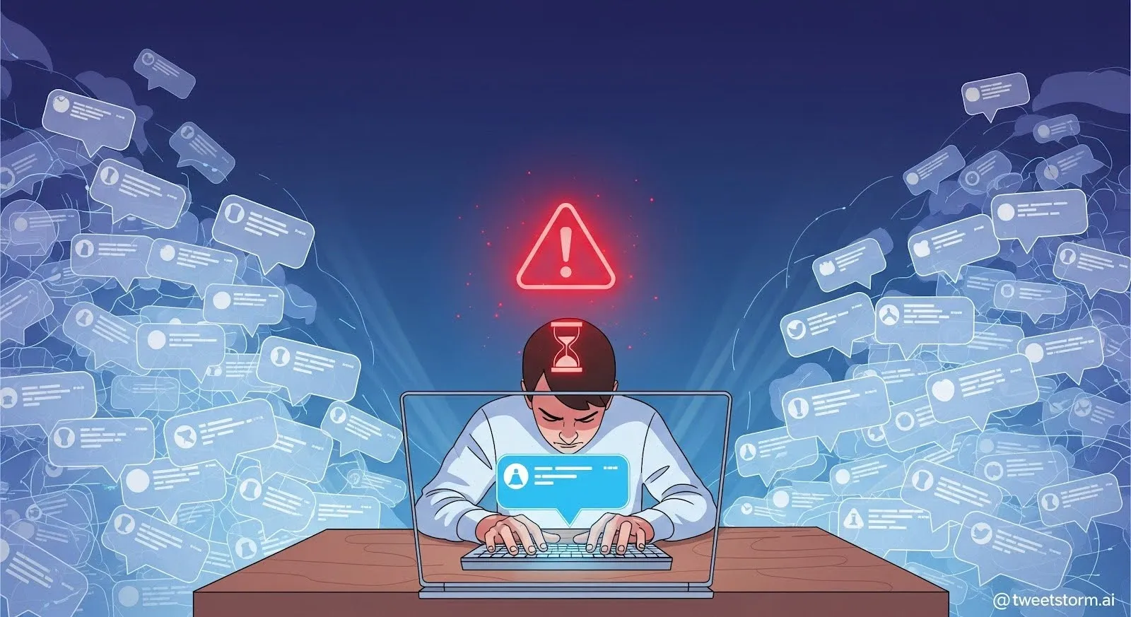 The manual X reply bottleneck: Where engagement strategies die, TweetStormAI